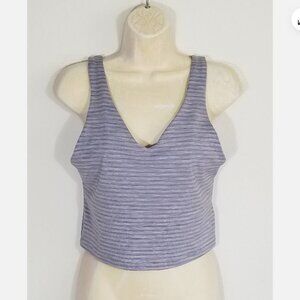 ATHLETA Transcend V-neck Crop Sports Bra 6509E1M